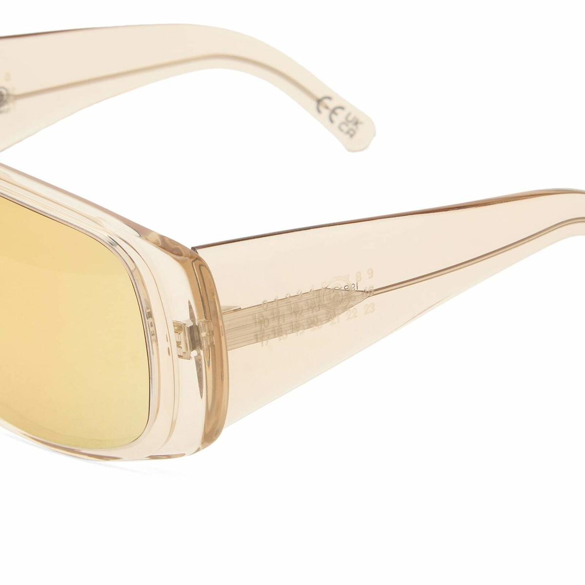 Retrosuperfuture x MM6 Mask Sunglasses in Copper 