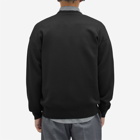 Drôle de Monsieur Men's Logo Cardigan in Black