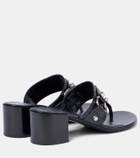 Balenciaga City 50 studded leather thong sandals