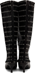 ALL-IN Black Grommet Level Boots