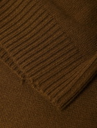 SECOND / LAYER - Distressed Cashmere Sweater - Brown