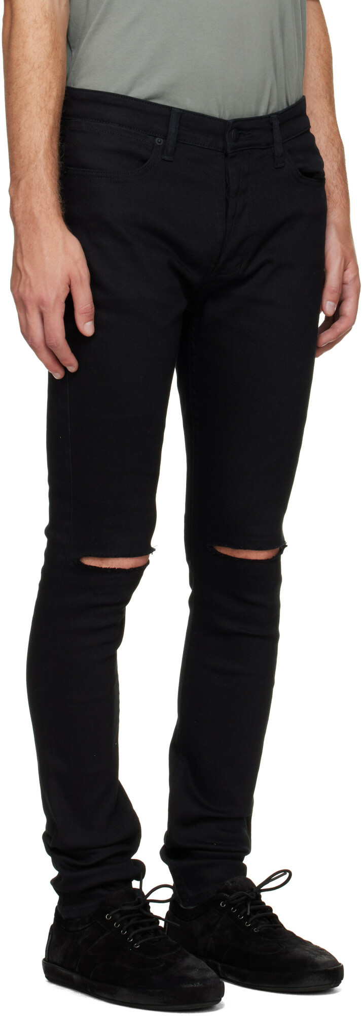 Ksubi Black Van Winkle Ace Slice Jeans