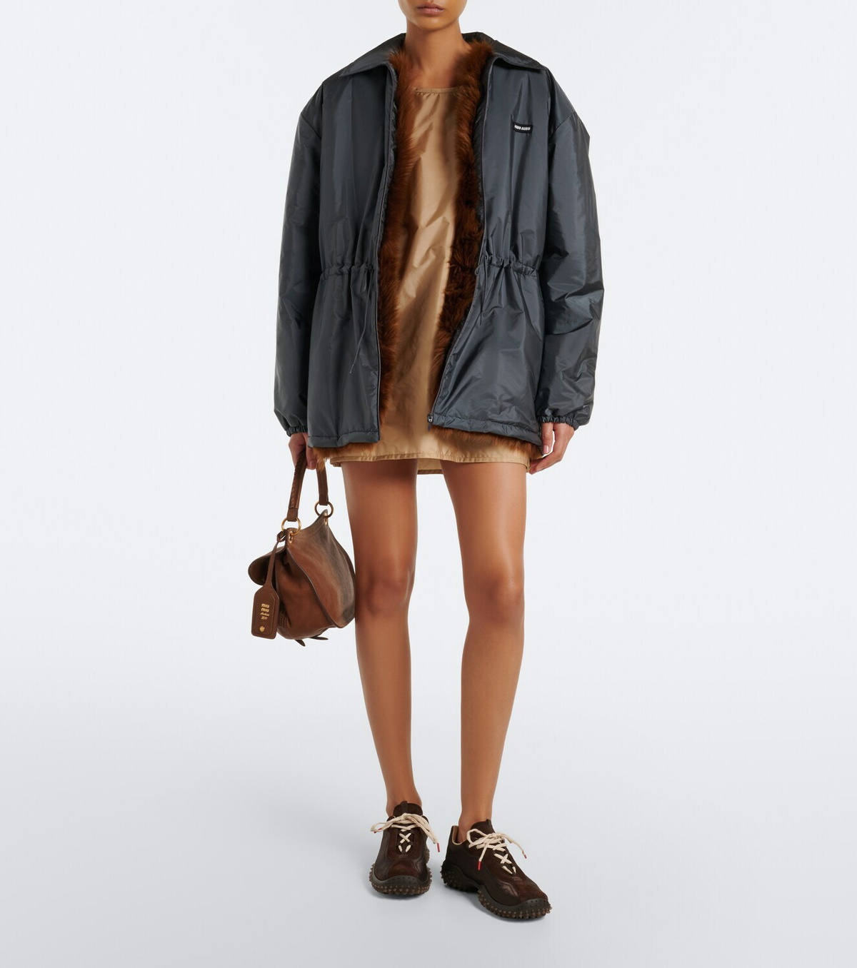 Miu Miu Rendez-vous leather shoulder bag