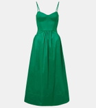 Rebecca Vallance Bailey belted pleated midi dress