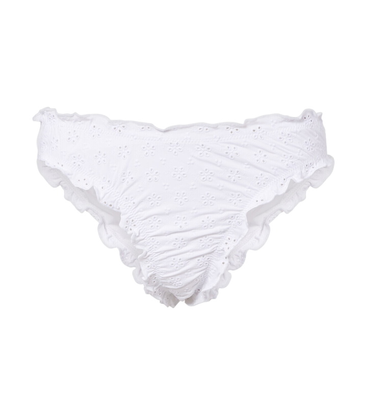 Photo: Polo Ralph Lauren Broderie anglaise ruffled bikini bottoms