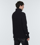Amiri Wool and cashmere chenille turtleneck sweater
