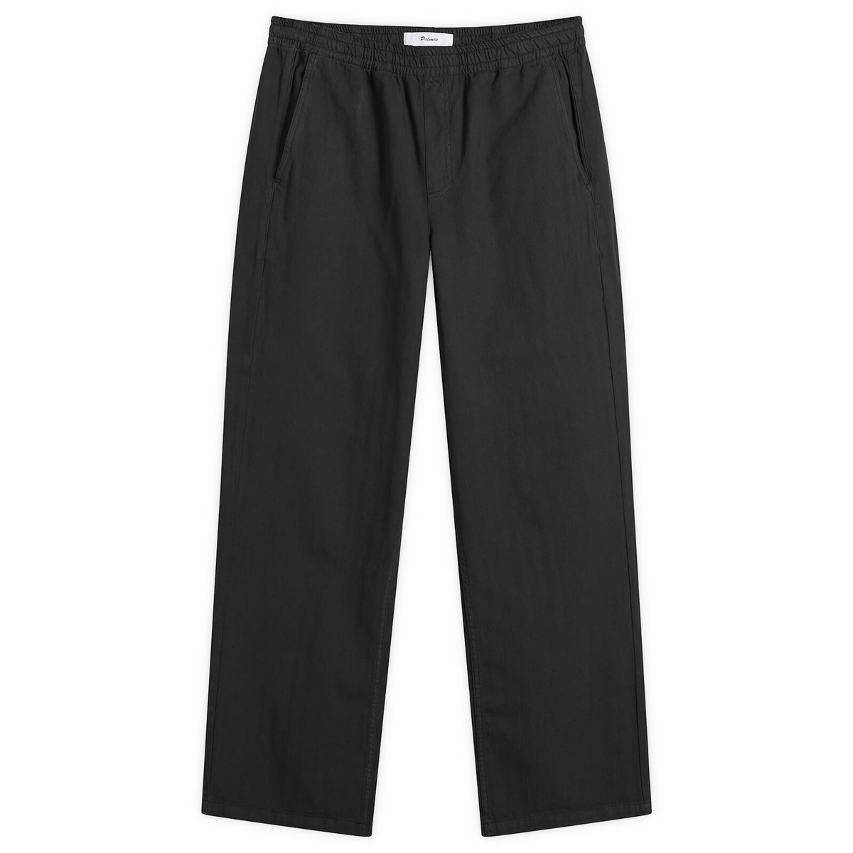 Palmes Men's Lucien Herringbone Trousers in Black