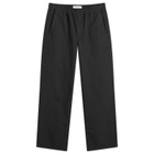 Palmes Men's Lucien Herringbone Trousers in Black
