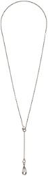 Ann Demeulemeester Silver Tinne Pearl Necklace