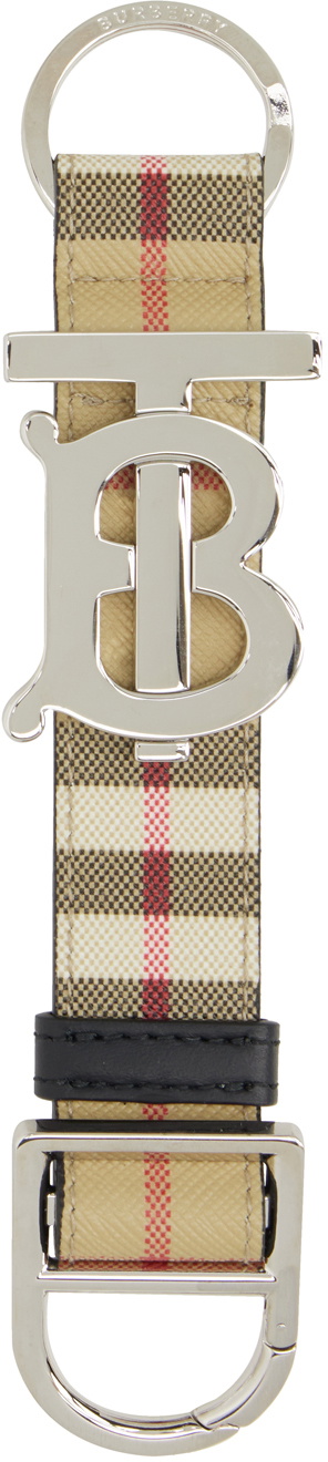 Burberry Beige Vintage Check Charm Keychain – BlackSkinny