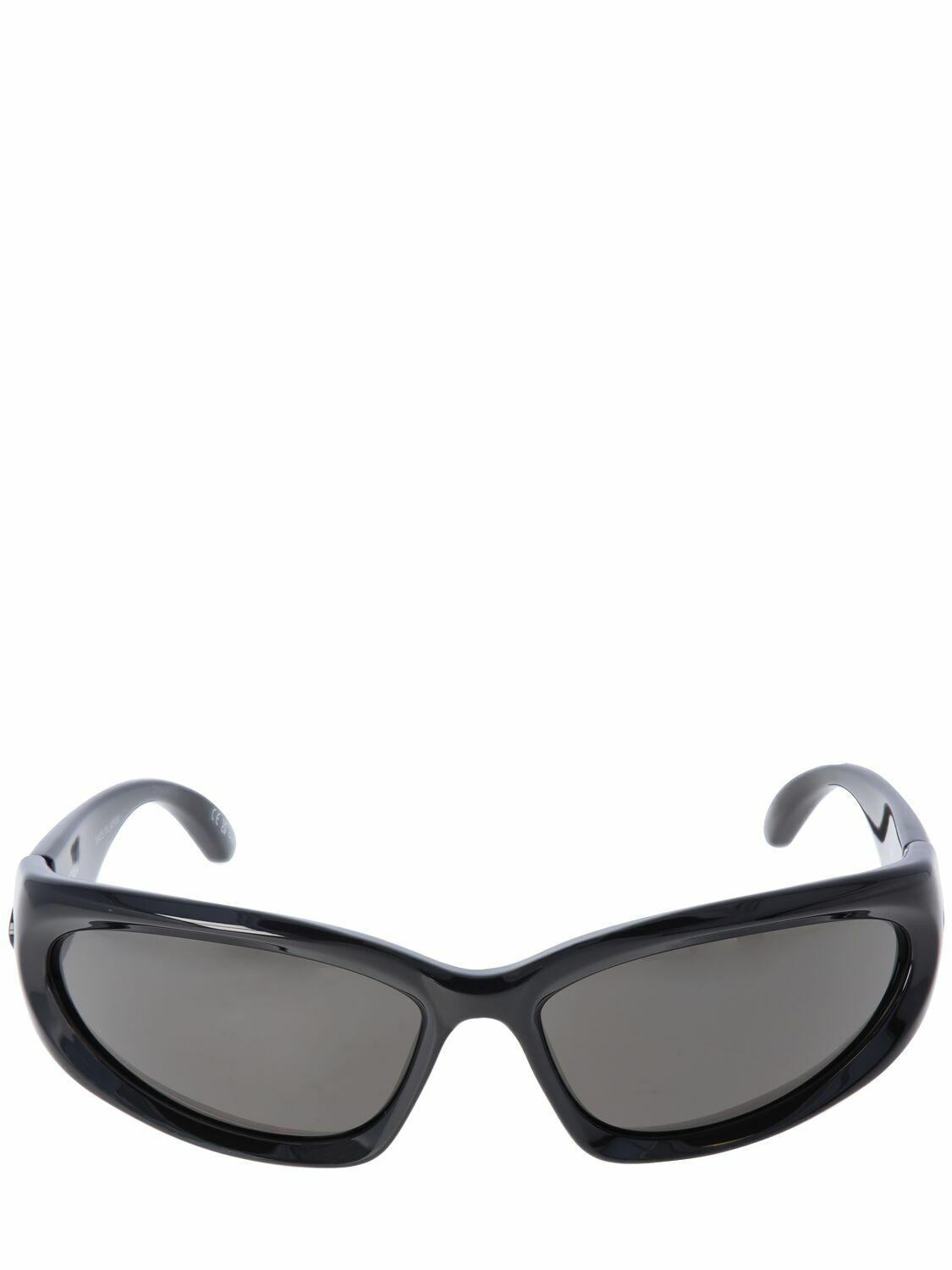 サングラス Balenciaga Swift Oval Sunglasses Black BB0157S001 Balenciaga BB0157S 001 Swift Oval Sunglasses - US