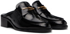 Alexander Wang Black Carter Leather Slip-on Loafers