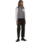 Thom Browne Gray Ripstop Light Weight Down Vest