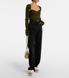 Bottega Veneta Salsa Intrecciato leather thong sandals