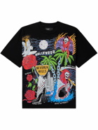 Local Authority LA - Temptation Shop Printed Cotton-Jersey T-Shirt - Black