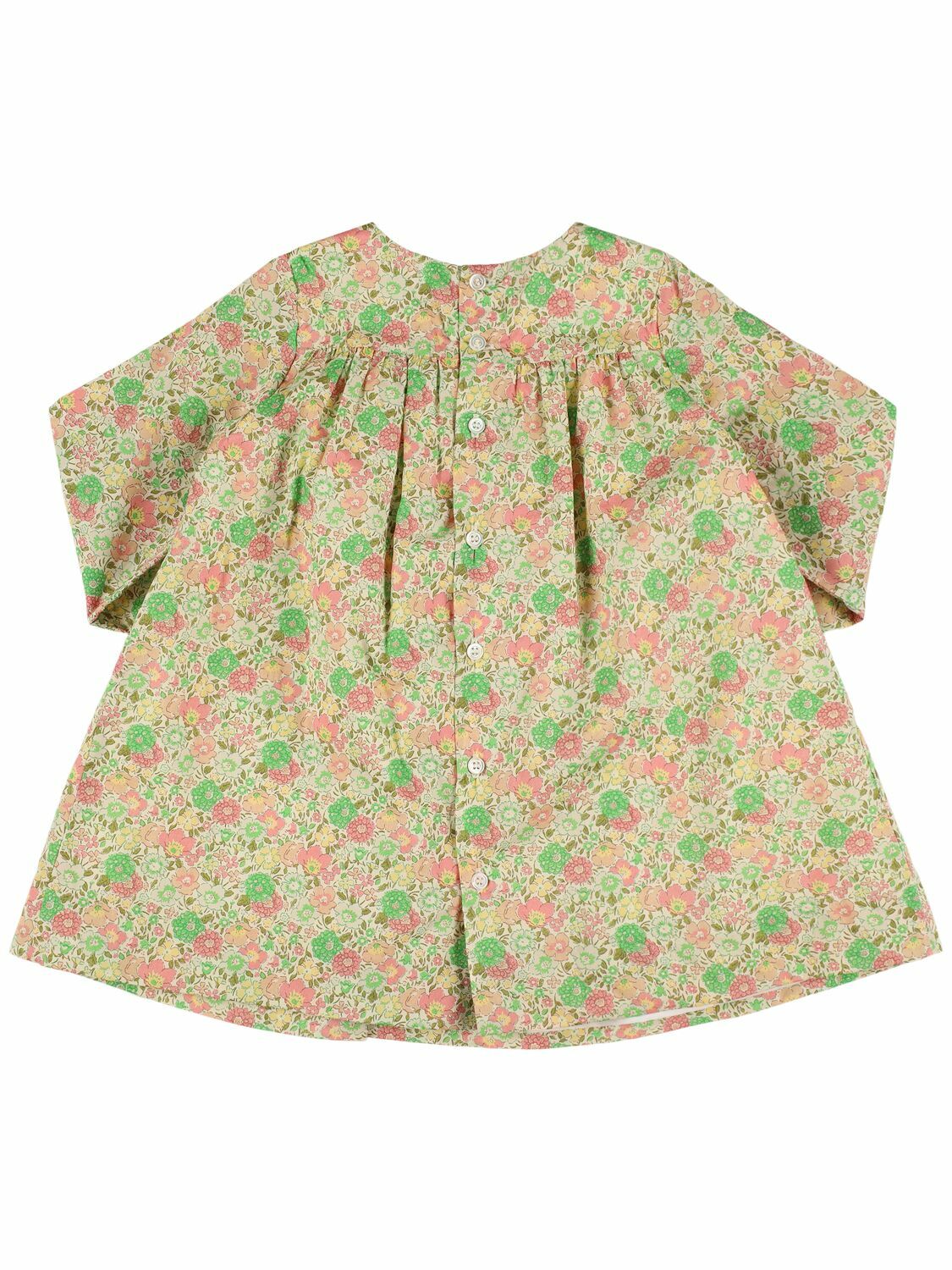BONPOINT Floral Printed Cotton Dress