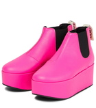 Loewe Leather platform Chelsea boots
