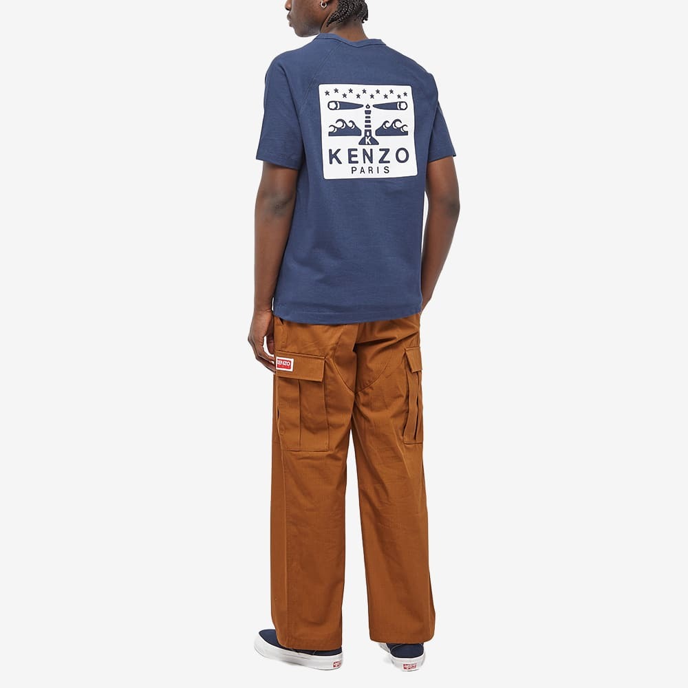 Kenzo Paris Men's Lighthouse Slim T-Shirt in Midnight Blue Kenzo