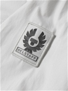 Belstaff - Caster Logo-Appliquéd Stretch-Cotton Poplin Shirt - Gray