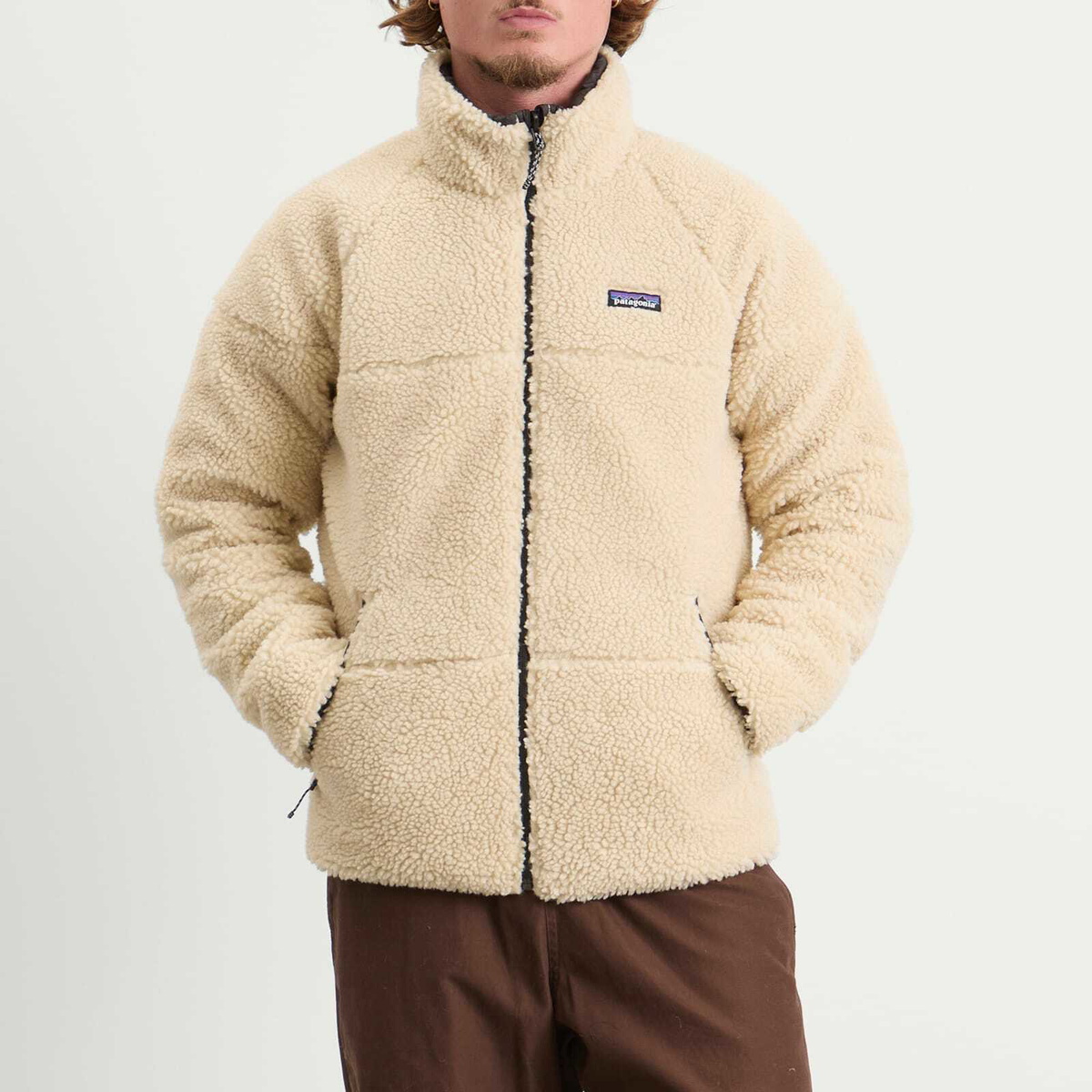 Patagonia Men's Reversible Silent Down Jacket in Black
