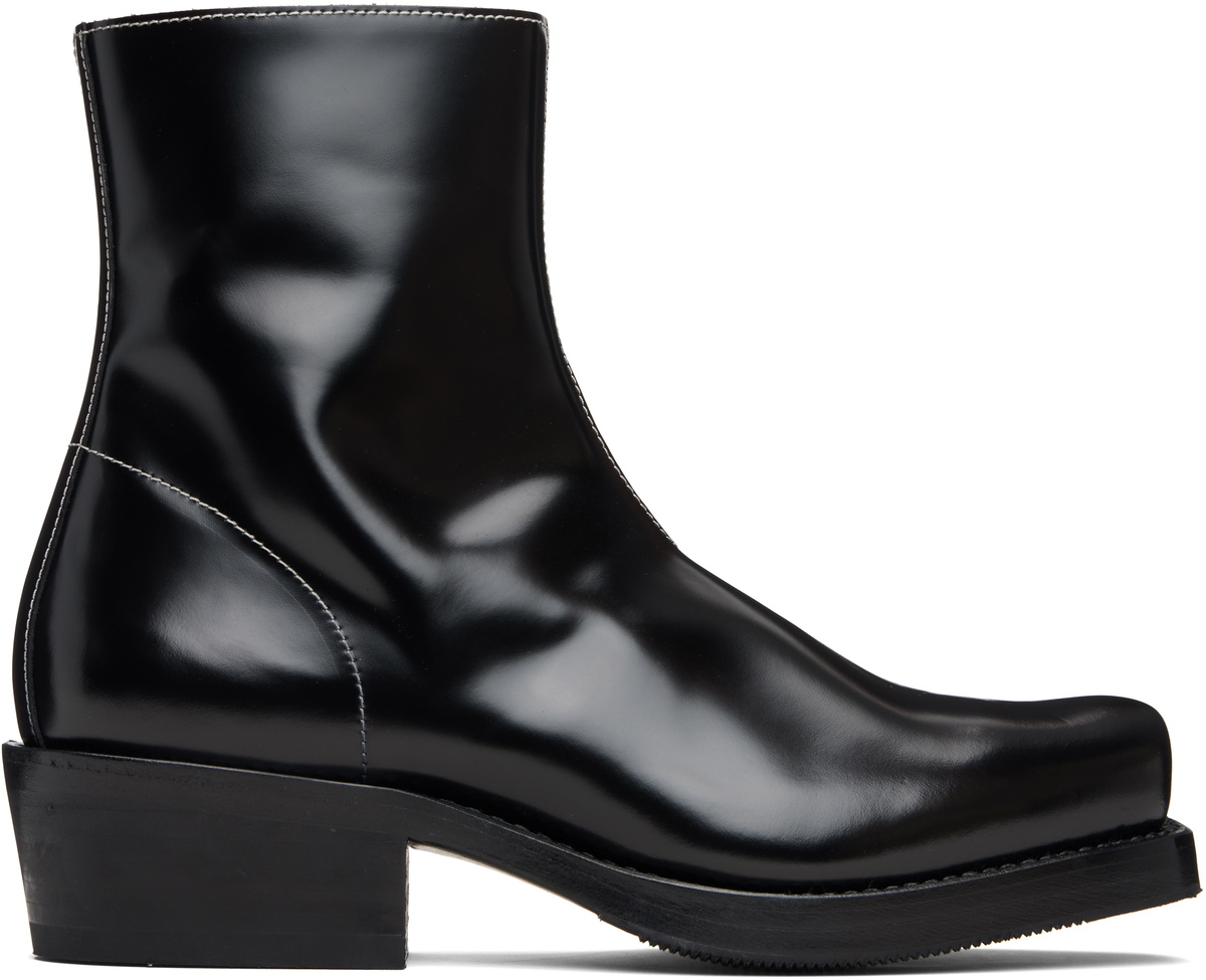 Second/Layer Black Charro Boots