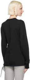 OPEN YY Black Triple Knot Crewneck Long Sleeve T-shirt