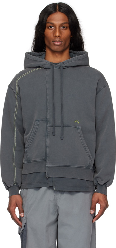 Photo: A-COLD-WALL* Gray Oblique Hoodie
