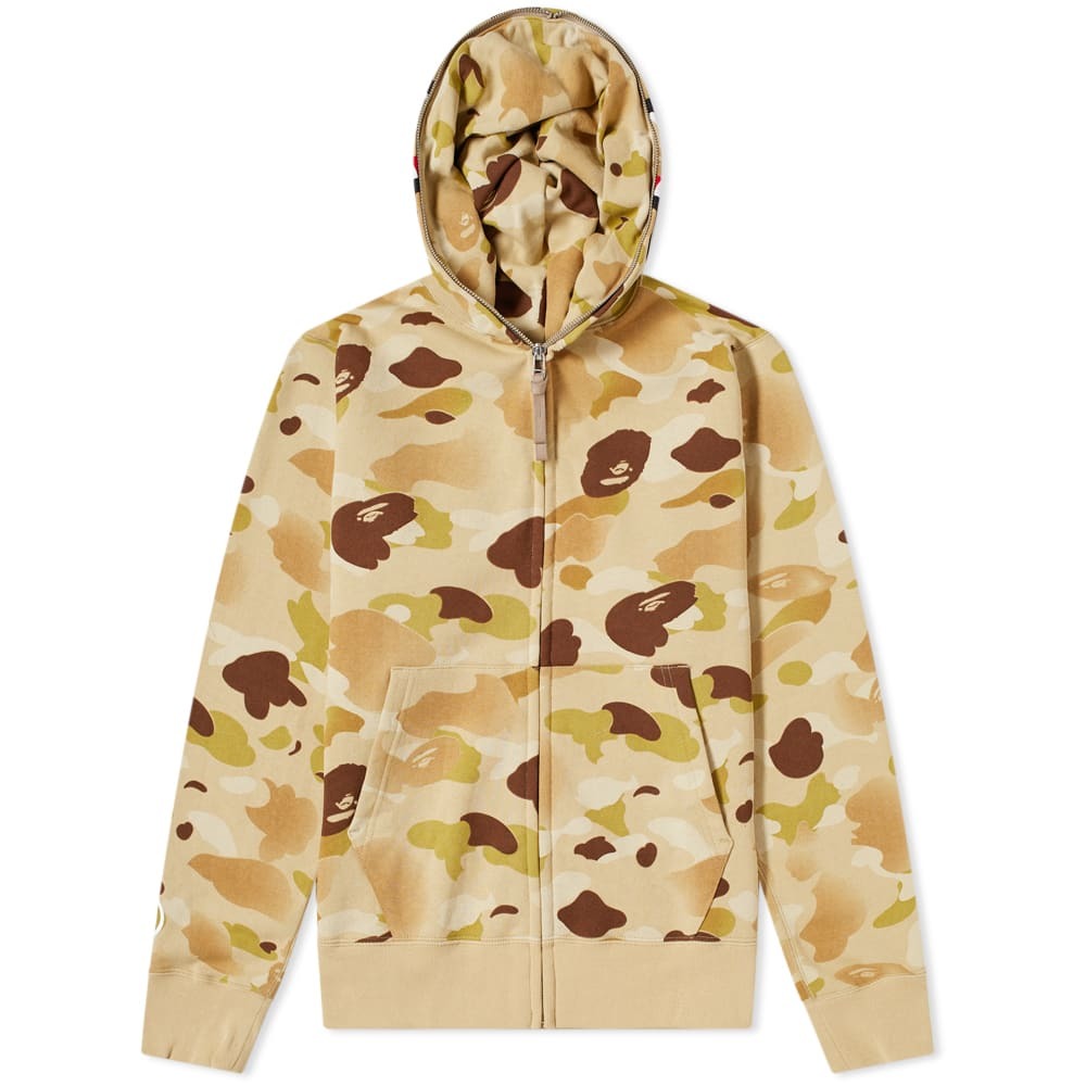 A Bathing Ape Gradation Camo Shark Zip Hoody A Bathing Ape Kids