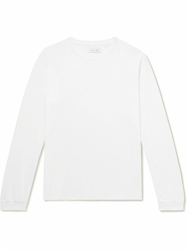 Photo: Hamilton And Hare - Cotton-Jersey T-Shirt - White