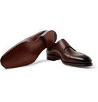 Edward Green - Fulham Suede Monk-Strap Shoes - Brown