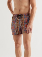 Paul Smith - Mid-Length Printed Swim Shorts - Brown