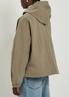Studio Nicholson Hooded Nylon Jacket Dark Grey