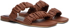 Staud Brown Maya Sandals