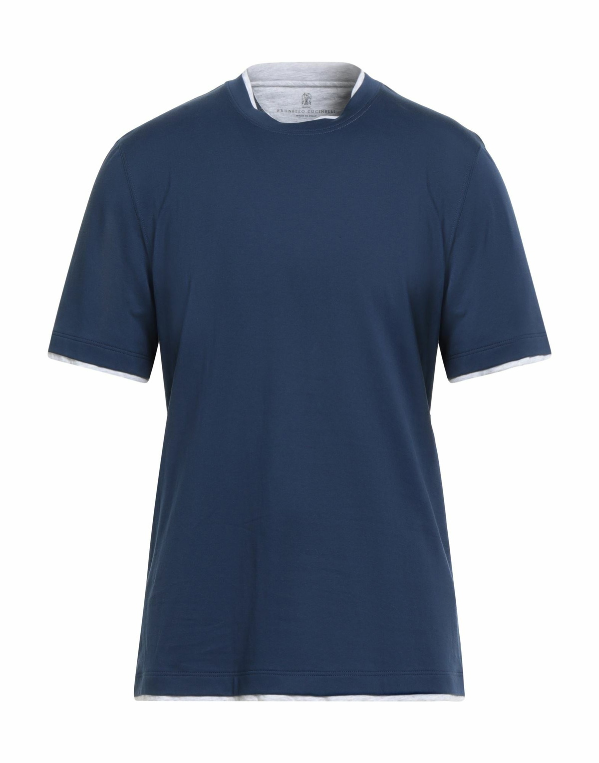 Brunello Cucinelli Mens T-shirt in Navy