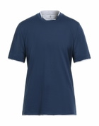 Brunello Cucinelli Mens T-shirt in Navy