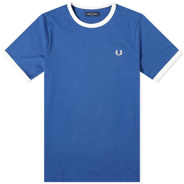 Photo: Fred Perry Authentic Contrast Rib Ringer Tee