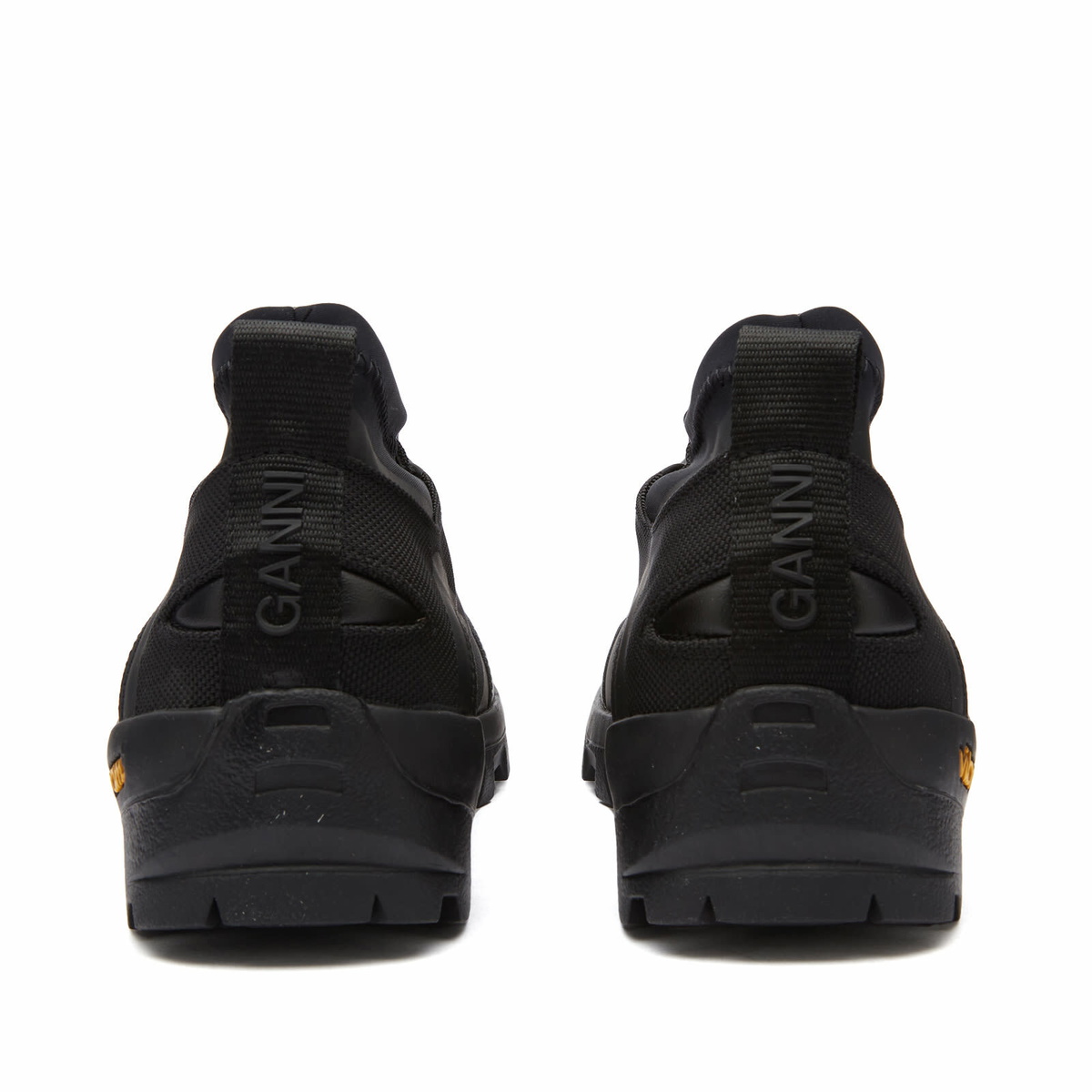 GANNI Women's Performance Neoprene Sneakers in Black GANNI