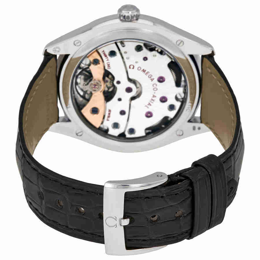 Omega De Ville Tresor Silver Dial 18k White Gold Mens Watch 43253402102004
