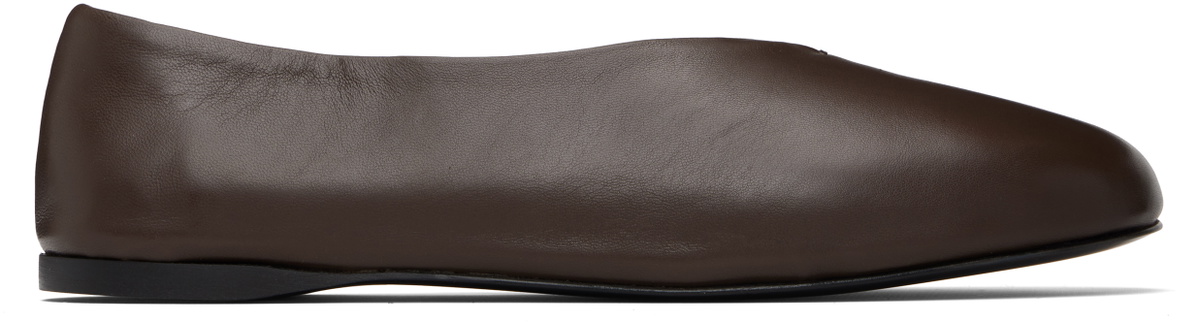 Proenza Schouler Brown Tee Ballerina Flats
