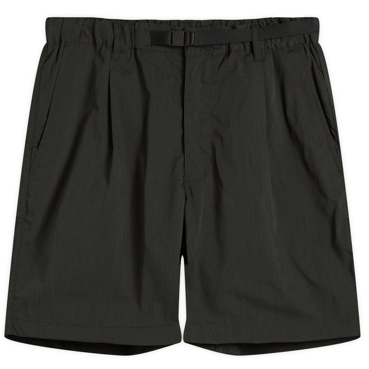 NANGA Men's Hinoc Ripstop Utility Shorts in Black