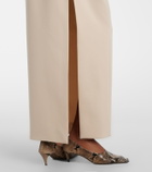 Khaite Lyle crêpe maxi skirt