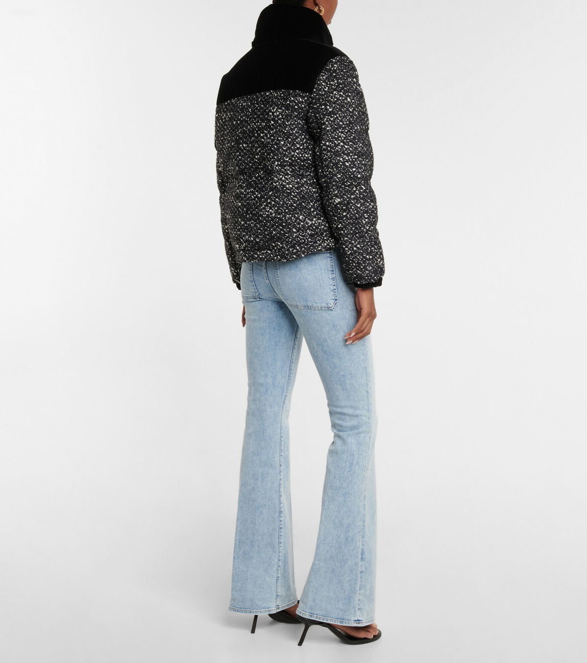 Moncler - Girotte tweed down jacket Moncler