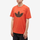 Adidas Men's APPLIQUE T-Shirt in Preloved Red