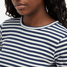 YMC Women's Earth Charlotte Short Sleeve Top in Navy-White