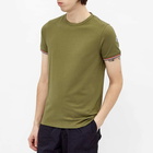 Moncler Men's Arm Logo Classic T-Shirt in Khaki