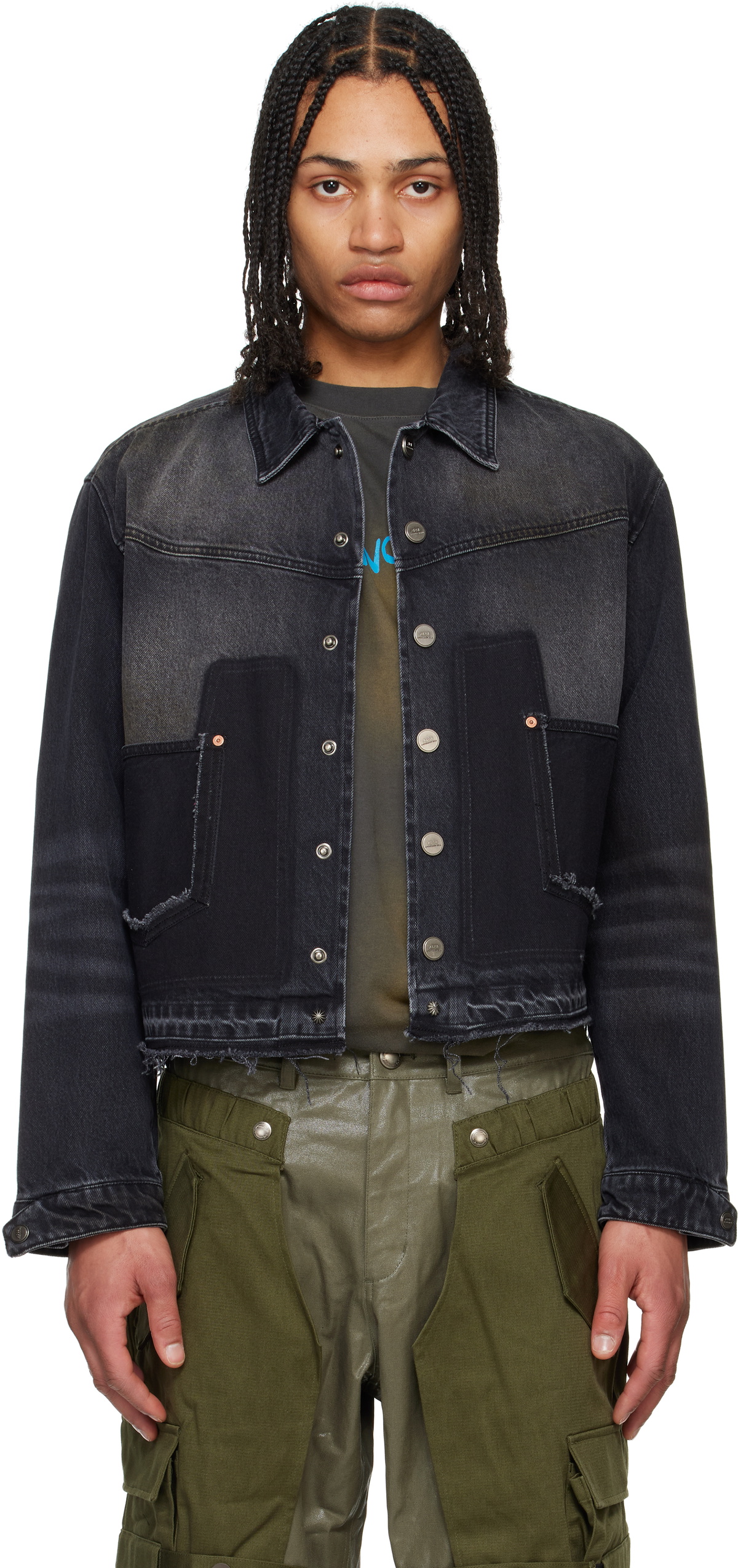 Andersson Bell Black Rodeo Motorcycle Denim Jacket
