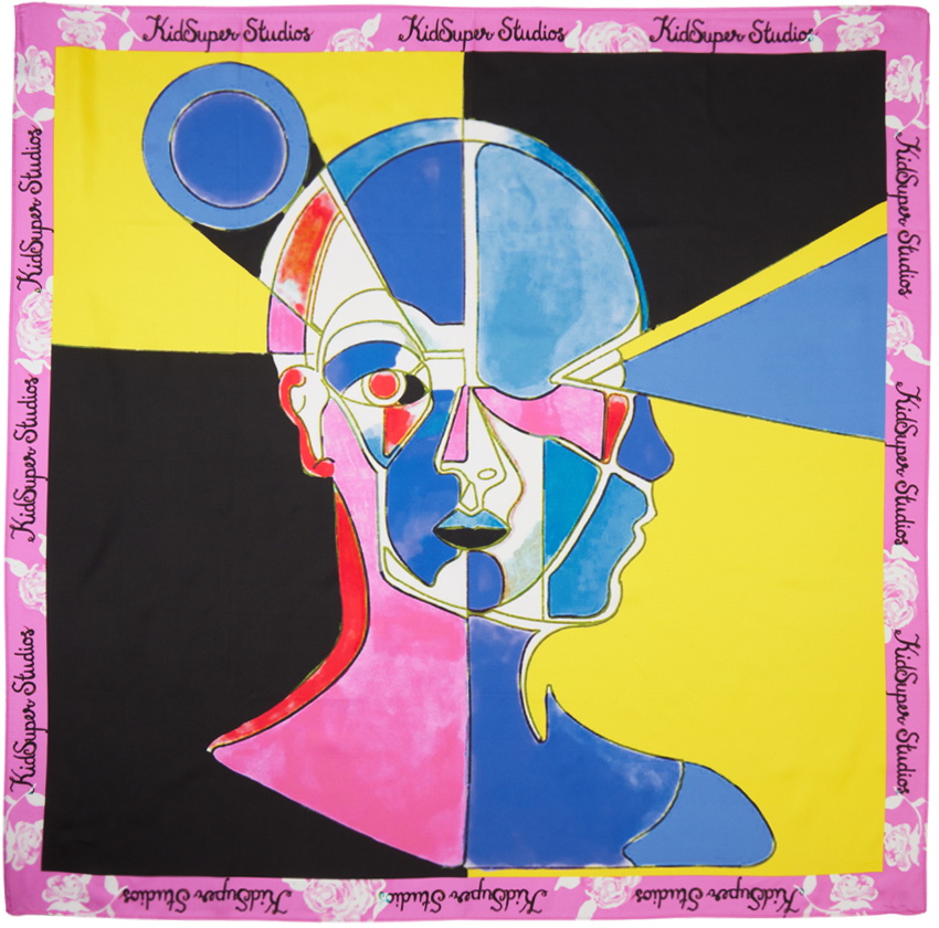 KidSuper Multicolor Bauhaus Scarf