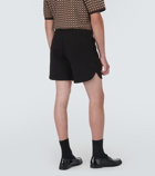 Burberry EKD jacquard cotton-blend shorts