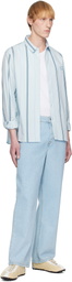 Maison Kitsuné Blue Relaxed Jeans