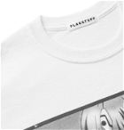 Flagstuff - Evangelion Printed Cotton-Jersey T-Shirt - White